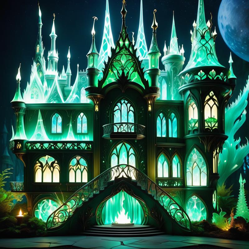 00285-[number]-1916725270-hyper detailed masterpiece, dynamic, awesome quality,DonM3lv3sXL fairy godmother's enchanted chateau, cement board, torches (tra.png